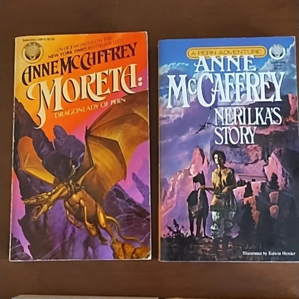 Dragonriders Of Pern 4 Books Anne McCaffrey Fantasy Science Fiction Adventure